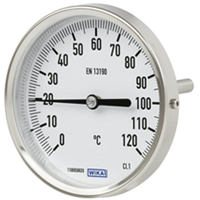 Bimetalen Thermometer Type A52 -30 +50º 63 x 63 MM
