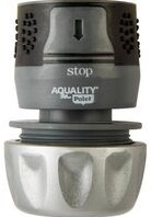 POLET Koppeling kunststof 3/4 aquastop Blister + aluminium ring''
