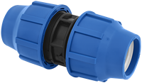 PE Koppeling Knel - Kiwa Keur - 20 mm - met EAN label