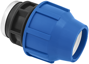 PE Koppeling knel x binnendraad Kiwa Keur - 25 mm x 3/4''