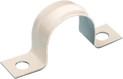 Buiszadel staal gelakt wit (RAL 9001) |  19-20mm -- 3/4''