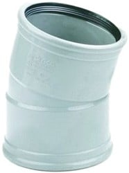 DYKA PVC bocht 15° - 2x mof