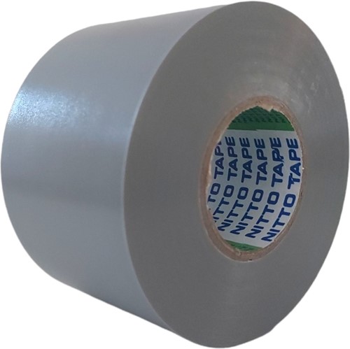 PVC isolatie tape grijs 50 mm x 10 meter