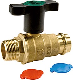 GIACOMINI Kogelkraan - buitendraad x press - 1/2 x 15mm''