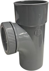 Nicoll ontstoppingsstuk met schroefdeksel 75 mm