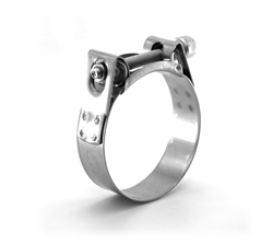 Supra Heavy Duty Bolt Clamp M10 - RVS - 174 / 187 mm