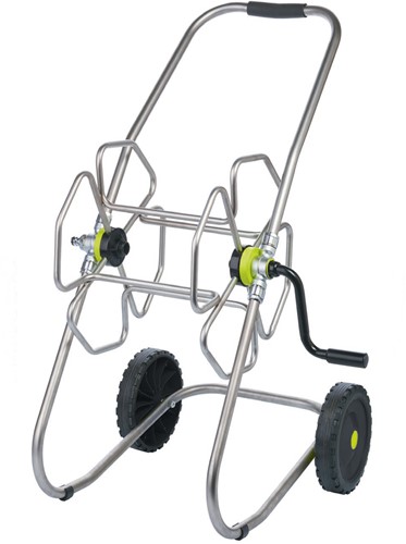 Colortap slangenwagen RVS