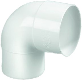 DYKA HWA bocht  mof / verjongd spie 87,5° PVC - wit
