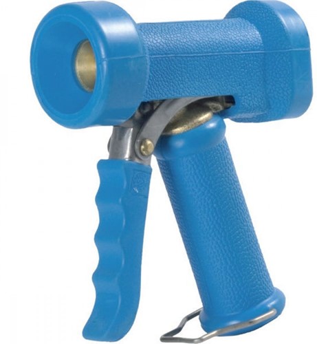 GEKA - Sproei pistool 1/2'' bindr. rubber beschermlaag blauw