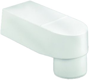 DYKA HWA Stadsuitloop PVC - Wit - 100mm 60x100mm L=169mm