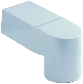 DYKA HWA Stadsuitloop PVC - Grijs - 70-80mm 60x80mm L=143mm