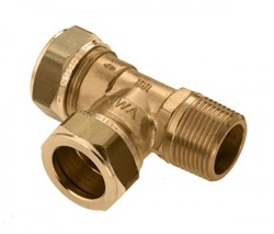 Bonfix T-stuk 22 x 22 x 1" 