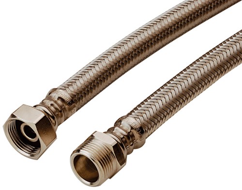 Raminex RVS Flexibele Aansluitslang 1/2 x 1/2''