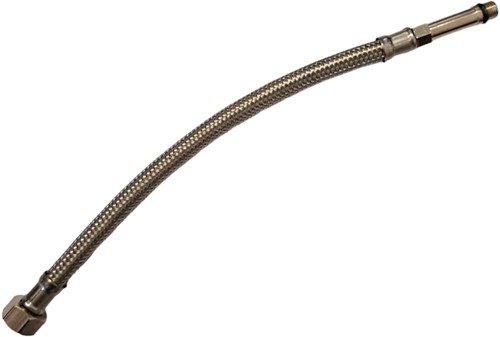 Techline Flexibele EPDM Aansluitslang 30 CM Kiwa 3/8'' x M10