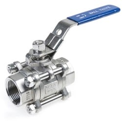 RVS Kogelkraan 3 delig binnendraad