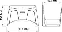 GEKA plus wandslanghouder 7005X - aluminium-2