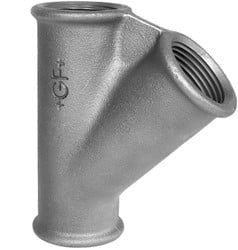 GF T-stuk 45º type 165 binnendraad