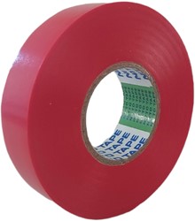 PVC isolatie tape rood 19 mm x 20 meter