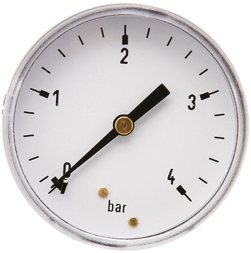 Manometer 6004 63 MM Achteraansluiting
