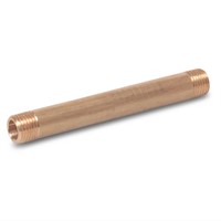 Pijpnippel type 23 messing - 1" - 60 mm