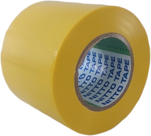 PVC isolatie tape geel 50 mm x 10 meter