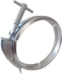 Cintropur spanbeugel INOX NW 50 - 62 - 75