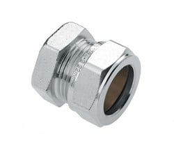 Bonfix Eindkoppeling 22 MM Messing vertind