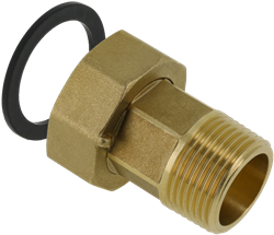 Bonfix 2-delige koppeling met ring - wartelmoer x buitendraad - 3/4 x 1/2''