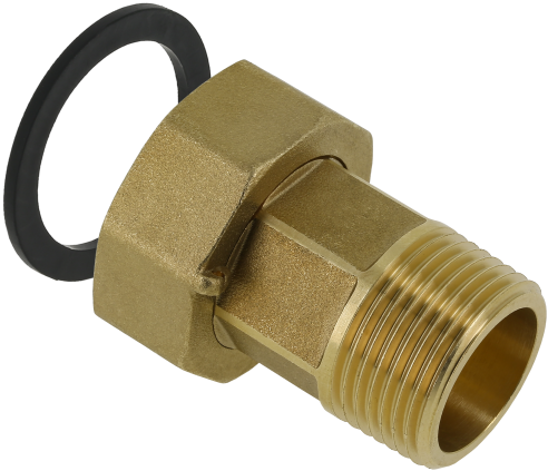Bonfix 2-delige koppeling met ring - wartelmoer x buitendraad - 3/4 x 1/2''