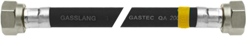 Bonfix Universele Zwarte Gasslangset GASTEC 50 CM