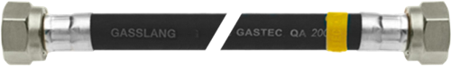 Bonfix Universele Zwarte Gasslangset GASTEC 90 CM