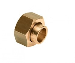 Bonfix 2-delige koppeling met geborgde neopreenring - 3/4 x 15''