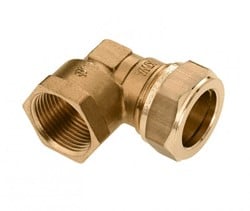 Bonfix knie messing - binnendraad x knel