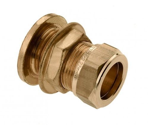 Bonfix Tankdoorvoernippel met tegenmoer 35 mm