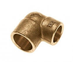 Bonfix Cap verloopknie messing - 2 x capillair