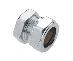 Bonfix eindkoppeling messing vertind - 1 x knel