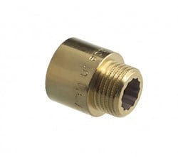 Bonfix kraanverlengstuk messing - binnendraad x lengte