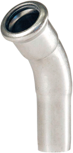 Bonfix Press insteekbocht 45º RVS - insteek x press