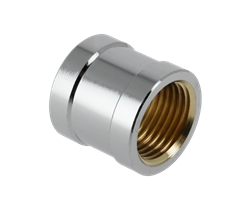 Bonfix Sok verchroomd - 2 x binnendraad - 1/2''