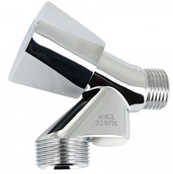 Bonfix Beluchterkraan zonder keerklep + verchroomde knop - 1/2 x 3/4
