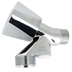 Bonfix Beluchterkraan met keerklep en verchroomde knop - 1/2 x 3/4