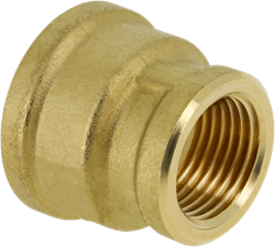 Bonfix verloopsok messing - 2 x binnendraad