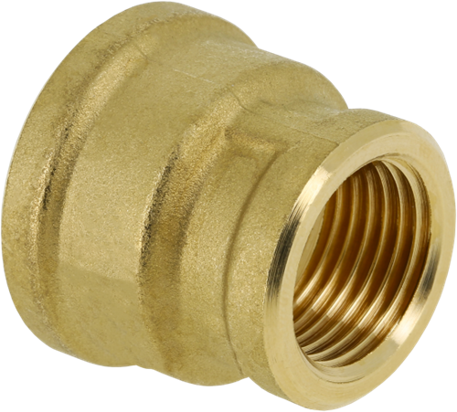 Bonfix verloopsok messing - 2 x binnendraad