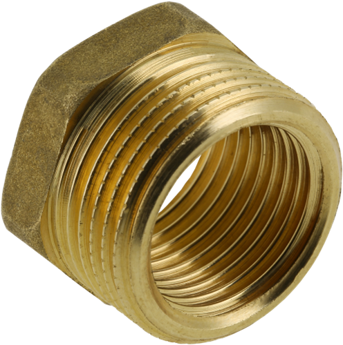 Bonfix verlooprring messing - buitendraad x binnendraad