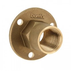 Bonfix Zolderplaat messing - binnendraad - 1/2''