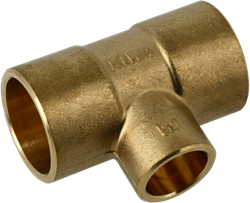 Bonfix Cap T-stuk verloop messing - 3 x capillair