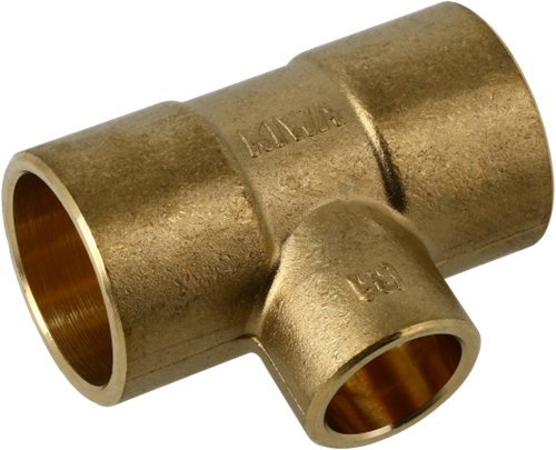 Bonfix Cap T-stuk verloop messing - 3 x capillair