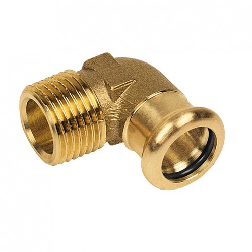 Bonfix Press Knie 90° roodkoper - buitendraad x press