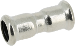 Bonfix Press rechte koppeling RVS - press x press