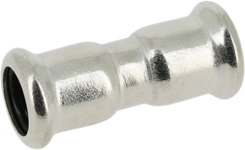 Bonfix Press rechte koppeling RVS - press x press